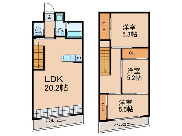 レジデンス住吉の物件間取画像